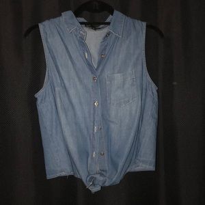 Denim tank top